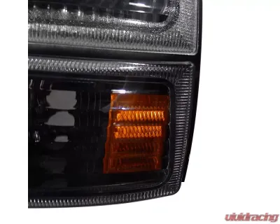 Spec-D Corner Parking Turn Signal Lights (Matte Black Housing/Clear Lens) Ford Ranger 1998-2000 - 2LC-RAN98JM-RS