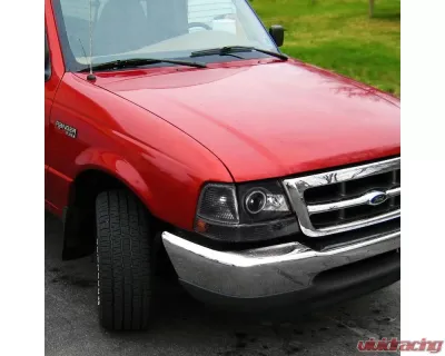 Spec-D Corner Parking Turn Signal Lights (Matte Black Housing/Clear Lens) Ford Ranger 1998-2000 - 2LC-RAN98JM-RS