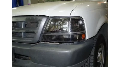 Spec-D Corner Parking Turn Signal Lights (Matte Black Housing/Clear Lens) Ford Ranger 1998-2000                                     - 2LC-RAN98JM-RS - Image 9