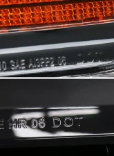 Spec-D Headlights & Corner Signal Lights w/ Amber Reflectors (Matte Black Housing/Clear Lens) Toyota Camry 2000-2001                                     - 2LCLH-CAM00JM-RS - Image 5