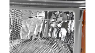 Spec-D Factory Style Headlights & Corner Lights (Chrome Housing/Clear Lens) Chevrolet | GMC | Isuzu 2004-2012                                     - 2LCLH-COL04-RS - Image 4