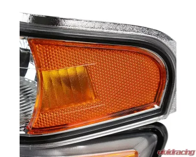 Spec-D Factory Style Headlights & Corner Lights (Chrome Housing/Clear Lens) Chevrolet | GMC | Isuzu 2004-2012 - 2LCLH-COL04-RS