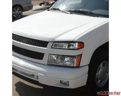 Spec-D Factory Style Headlights & Corner Lights (Chrome Housing/Clear Lens) Chevrolet | GMC | Isuzu 2004-2012 - 2LCLH-COL04-RS