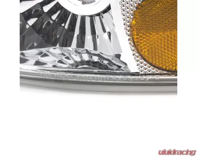 Spec-D Crystal Headlights & Corner Signal Lights (Chrome Housing/Clear Lens) Chevrolet Caprice | Impala 1991-1996 - 2LCLH-IPA91-EU