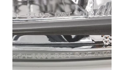 Spec-D Factory Style Crystal Headlights w/ Corner Signal Lights (Chrome Housing/Clear Lens) Chevrolet Caprice | Impala 1991-1996                                     - 2LCLH-IPA91-EU - Image 6