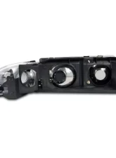 Spec-D Crystal Headlights & Corner Signal Lights (Chrome Housing/Clear Lens) Chevrolet Caprice | Impala 1991-1996                                     - 2LCLH-IPA91-EU - Image 8