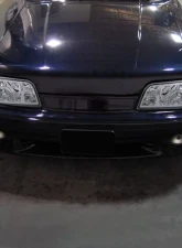 Spec-D Crystal Headlights (Chrome Housing/Clear Lens) Ford Mustang 1987-1993                                     - 2LCLH-MST87-RS - Image 10