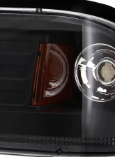 Spec-D Factory Style Crystal Headlights (Matte Black Housing/Clear Lens) Ford Mustang 1987-1993                                     - 2LCLH-MST87JM-RS - Image 6