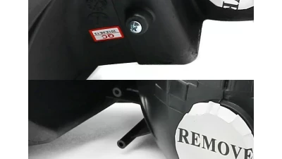 Spec-D Crystal Headlights w/ Amber Reflectors (Chrome Housing/Smoked Lens) Ford Mustang 1994-1998                                     - 2LCLH-MST94G-TM - Image 8