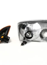 Spec-D Factory Style Headlights w/ Amber Lens Corner Signal Lights (Matte Black Housing/Clear Lens) Ford Ranger 2001-2011                                     - 2LCLH-RAN01JM-RS - Image 3