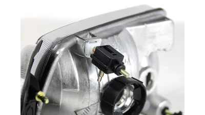 Spec-D Factory Style Headlights w/ Amber Lens Corner Signal Lights (Matte Black Housing/Clear Lens) Ford Ranger 2001-2011                                     - 2LCLH-RAN01JM-RS - Image 6