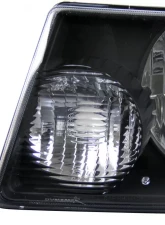 Spec-D Factory Style Headlights w/ Amber Lens Corner Signal Lights (Matte Black Housing/Clear Lens) Ford Ranger 2001-2011                                     - 2LCLH-RAN01JM-RS - Image 9