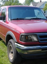 Spec-D Factory Style V2 Headlights w/ Corner Lights (Matte Black Housing/Clear Lens) Ford Ranger 1993-1997                                     - 2LCLH-RAN93JM-V2-OZ - Image 8