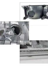 Spec-D Factory Style Headlights w/ Corner Signal Lights (Chrome Housing/Clear Lens) Ford Crown Victoria 1998-2011                                     - 2LCLH-VIC98-EU - Image 2