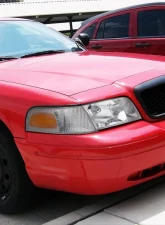 Spec-D Factory Style Headlights w/ Corner Signal Lights (Chrome Housing/Clear Lens) Ford Crown Victoria 1998-2011                                     - 2LCLH-VIC98-EU - Image 4