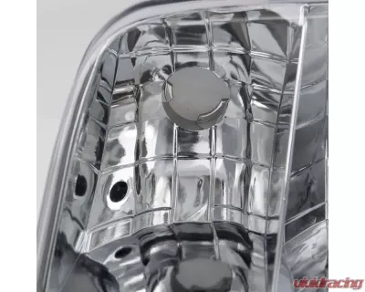 Spec-D Factory Style Headlights w/ Corner Signal Lights (Chrome Housing/Clear Lens) Ford Crown Victoria 1998-2011 - 2LCLH-VIC98-EU