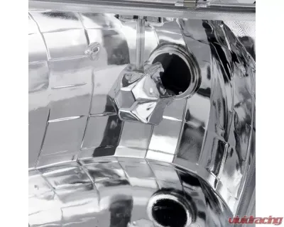 Spec-D Factory Style Headlights w/ Corner Signal Lights (Chrome Housing/Clear Lens) Ford Crown Victoria 1998-2011 - 2LCLH-VIC98-EU