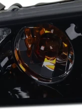 Spec-D Dual Halo Projector Headlights w/ LED Accent Lights (Glossy Black Housing/Smoke Lens) Pontiac Grand Prix 1997-2003                                     - 2LCLHP-GPX97G-TM - Image 4