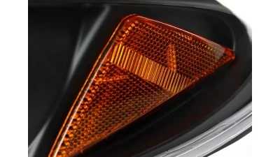 Spec-D Dual Halo Projector Headlights (Matte Black Housing/Clear Lens) Pontiac Grand Prix 1997-2003                                     - 2LCLHP-GPX97JM-TM - Image 7