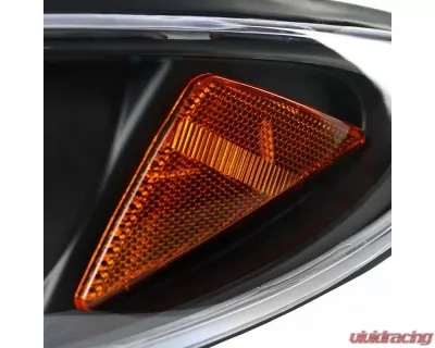 Spec-D Dual Halo Projector Headlights (Matte Black Housing/Clear Lens) Pontiac Grand Prix 1997-2003 - 2LCLHP-GPX97JM-TM