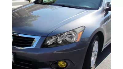 Spec-D Factory Style Crystal Headlights w/ Amber Reflector (Matte Black Housing/Clear Lens) Honda Accord 2008-2012                                     - 2LH-ACD084JM-RS - Image 5