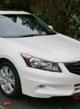 Spec-D Factory Style Crystal Headlights w/ Amber Reflector (Matte Black Housing/Clear Lens) Honda Accord 2008-2012                                     - 2LH-ACD084JM-RS - Image 6