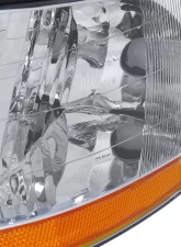 Spec-D Crystal Headlights w/ Amber Reflectors (Chrome Housing/Clear Lens) Honda Accord 1998-2002                                     - 2LH-ACD98-RS - Image 3
