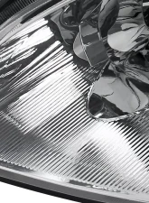 Spec-D Crystal Headlights w/ Amber Reflector (Chrome Housing/Clear Lens) Nissan Altima 2002-2004                                     - 2LH-ALT02-RS - Image 4