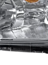 Spec-D Crystal Headlights w/ Amber Reflector (Chrome Housing/Clear Lens) Nissan Altima 2002-2004                                     - 2LH-ALT02-RS - Image 5