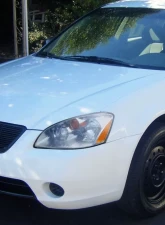 Spec-D Crystal Headlights w/ Amber Reflector (Chrome Housing/Clear Lens) Nissan Altima 2002-2004                                     - 2LH-ALT02-RS - Image 9