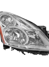Spec-D Clear Lens Factory Style Crystal Headlights - Passenger Side Only Nissan Altima 2010-2012                                     - 2LH-ALT10-R-GO - Image 10