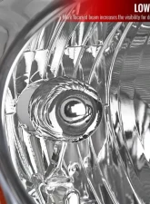 Spec-D Clear Lens Factory Style Crystal Headlights - Passenger Side Only Nissan Altima 2010-2012                                     - 2LH-ALT10-R-GO - Image 2