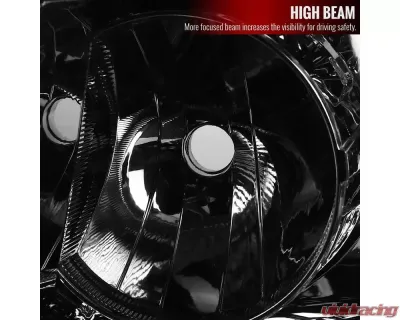 Spec-D Factory Style Headlights (Chrome Housing/Smoked Lens) Chevrolet 2007-2014 - 2LH-AVA07G-RS