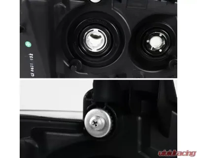 Spec-D Factory Style Headlights (Chrome Housing/Smoked Lens) Chevrolet 2007-2014 - 2LH-AVA07G-RS