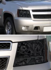 Spec-D Factory Style Headlights (Chrome Housing/Smoked Lens) Chevrolet 2007-2014                                     - 2LH-AVA07G-RS - Image 9