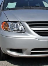 Spec-D Factory Style Crystal Headlights (Chrome Housing/Clear Lens) Dodge | Chrysler 2001-2007                                     - 2LH-CAR01-RS - Image 3