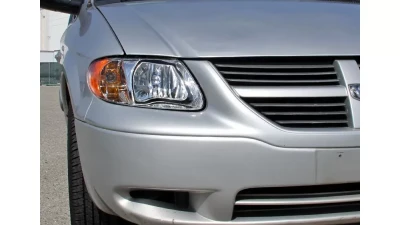 Spec-D Factory Style Crystal Headlights (Chrome Housing/Clear Lens) Dodge | Chrysler 2001-2007                                     - 2LH-CAR01-RS - Image 3