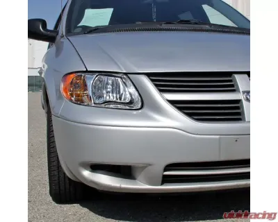 Spec-D Factory Style Crystal Headlights (Chrome Housing/Clear Lens) Dodge | Chrysler 2001-2007 - 2LH-CAR01-RS