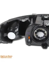 Spec-D Factory Style Crystal Headlights (Chrome Housing/Clear Lens) Dodge | Chrysler 2001-2007                                     - 2LH-CAR01-RS - Image 8