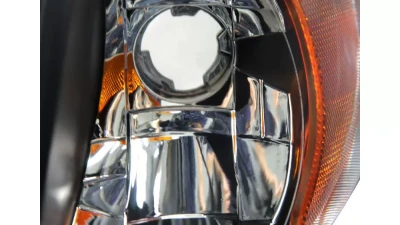 Spec-D Factory Style Crystal Headlights (Matte Black Housing/Clear Lens) Dodge | Chrysler 2001-2007                                     - 2LH-CAR01JM-RS - Image 6