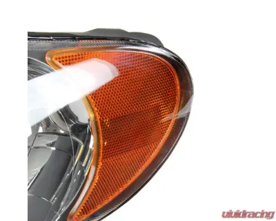 Spec-D Factory Style Crystal Headlights (Matte Black Housing/Clear Lens) Dodge | Chrysler 2001-2007 - 2LH-CAR01JM-RS