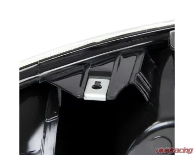 Spec-D Factory Style Crystal Headlights (Matte Black Housing/Clear Lens) Dodge | Chrysler 2001-2007 - 2LH-CAR01JM-RS