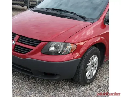 Spec-D Factory Style Crystal Headlights (Matte Black Housing/Clear Lens) Dodge | Chrysler 2001-2007 - 2LH-CAR01JM-RS