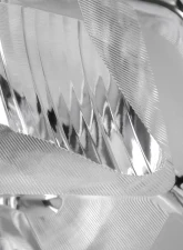 Spec-D Clear Lens Factory Style Crystal Headlight - Passenger Side Only Dodge Grand Caravan 2008-2010                                     - 2LH-CAR08-R-RS - Image 4