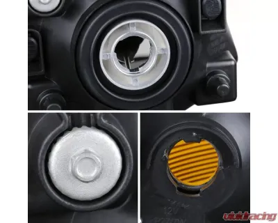 Spec-D Clear Lens Factory Style Crystal Headlight - Passenger Side Only Dodge Grand Caravan 2008-2010 - 2LH-CAR08-R-RS