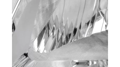 Spec-D Factory Style Headlights (Chrome/Clear Lens) Dodge Grand Caravan 2008-2010                                     - 2LH-CAR08-RS - Image 4