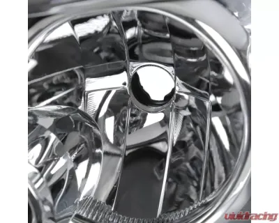 Spec-D Factory Style Headlights (Chrome Housing/Clear Lens) Dodge Grand Caravan | Chrysler Town & Country 2008-2018 - 2LH-CAR11-RS