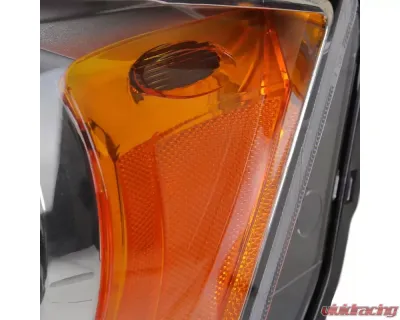 Spec-D Factory Style Headlights (Chrome Housing/Clear Lens) Dodge Grand Caravan | Chrysler Town & Country 2008-2018 - 2LH-CAR11-RS