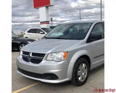 Spec-D Factory Style Headlights (Chrome Housing/Clear Lens) Dodge Grand Caravan | Chrysler Town & Country 2008-2018 - 2LH-CAR11-RS