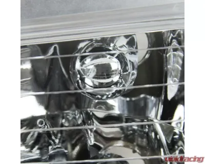 Spec-D Crystal Headlights (Chrome Housing/Clear Lens) Dodge | Plymouth | Chrysler 1996-2000 - 2LH-CAR96-RS